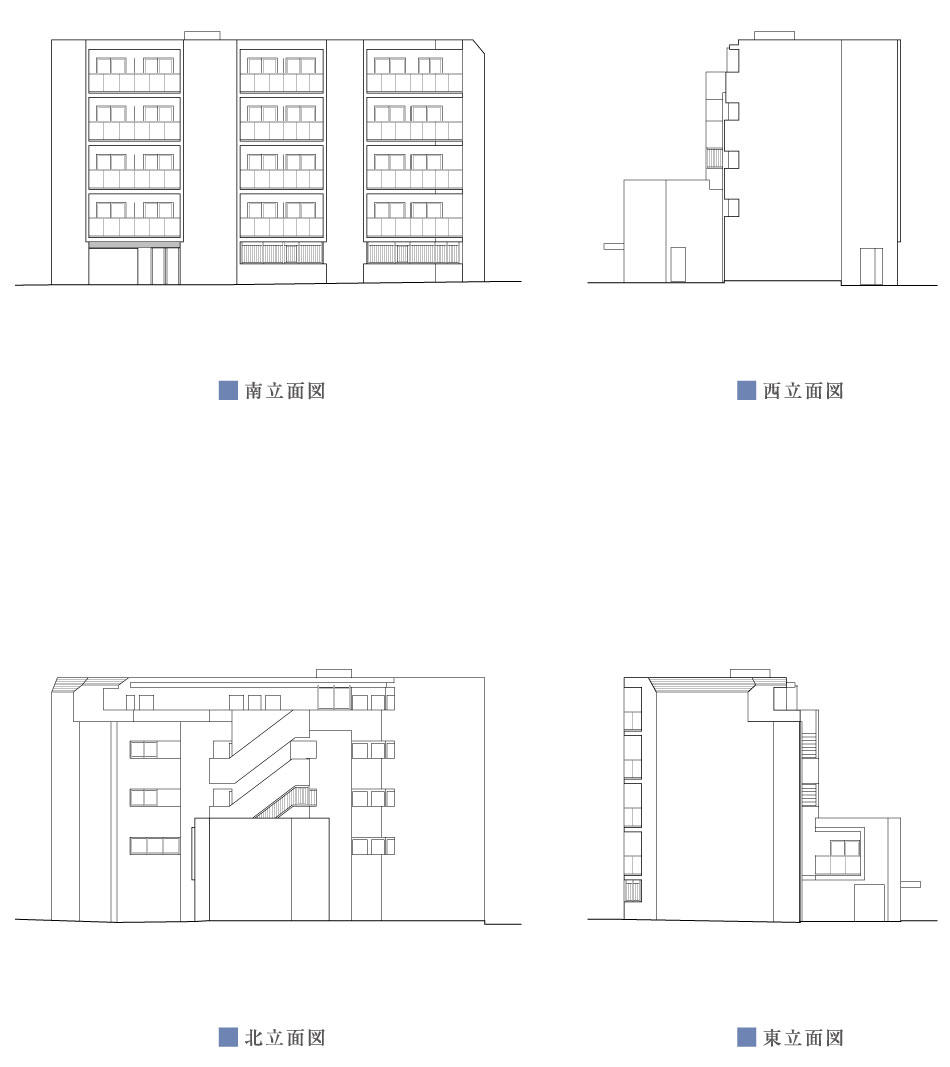 敷地配置図・各階平面図